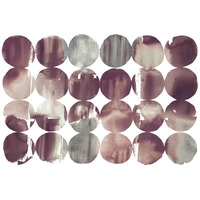 Spring Dots Plum -Paper Art-62"x42"