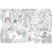 Color the Forest Color XIII -Paper Art-26"x18"