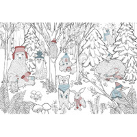 Color the Forest Color XIII -Paper Art-50"x34"