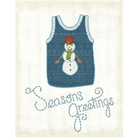 Tacky Tidings VI -Paper Art-22"x26"