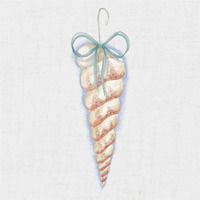 Christmas on the Coast V -Paper Art-38"x38"