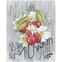 American Berries III -Paper Art-18"x22"