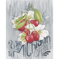 American Berries III -Paper Art-30"x37"