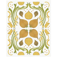 Retro Onion Otomi -Paper Art-18"x22"