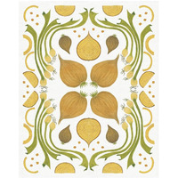 Retro Onion Otomi -Paper Art-22"x26"