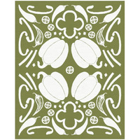 Retro Pepper Otomi Silhouette -Paper Art-18"x22"
