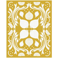 Retro Onion Otomi Silhouette -Paper Art-24"x30"