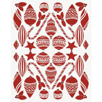 Christmas Otomi III -Paper Art-24"x30"