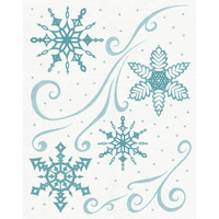 Christmas Otomi Tile I -Paper Art-24"x30"