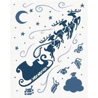 Christmas Otomi Tile II -Paper Art-22"x26"