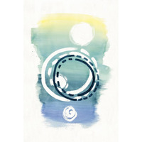 Offset Shapes Circle -Paper Art-26"x38"