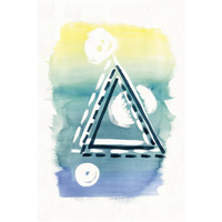 Offset Shapes Triangle -Paper Art-42"x62"