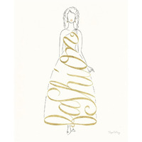 Stylish Sayings III -Paper Art-30"x37"
