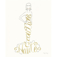 Stylish Sayings IV -Paper Art-18"x22"