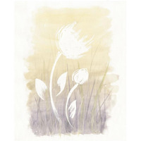 Floral Silhouette I -Paper Art-22"x26"