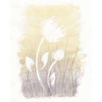 Floral Silhouette I -Paper Art-24"x30"