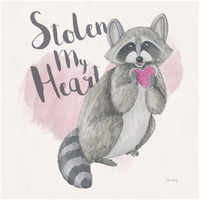 My Furry Valentine I Sq -Paper Art-32"x32"