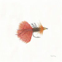 Gone Fishin VIII -Paper Art-42"x42"