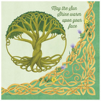 Celtic Charm IV -Paper Art-26"x26"