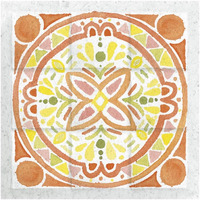Citrus Tile I -Paper Art-42"x42"