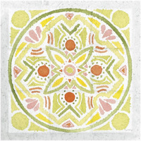 Citrus Tile III v2 -Paper Art-20"x20"