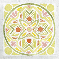 Citrus Tile III v2 -Paper Art-38"x38"