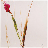 Pink Buds I -Paper Art-26"x26"