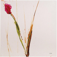Pink Buds I -Paper Art-32"x32"