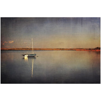 Last Boat in the Bay -Paper Art-32"x22"