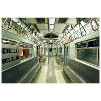 NYC Subway -Paper Art-26"x18"