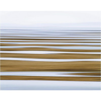 Sand Flats in Fog -Paper Art-37"x30"
