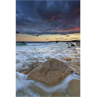 Squibnocket Sunset II -Paper Art-26"x38"