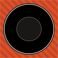 Mealtime: Red Stripes - Plate -Paper Art-38"x38"