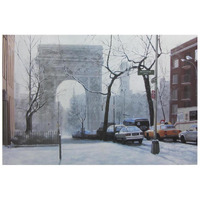 Wash Square -Paper Art-26"x18"