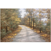 Walking in Fall -Paper Art-32"x22"
