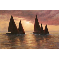 Dream Sails -Paper Art-32"x22"