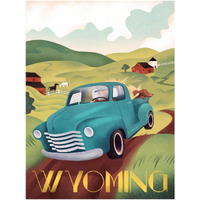 Wyoming -Paper Art-32"x42"
