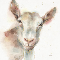 Farm Friends I -Paper Art-38"x38"