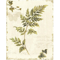 Ivies and Ferns III no Dragonfly -Paper Art-18"x22"