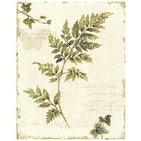 Ivies and Ferns III no Dragonfly -Paper Art-22"x26"