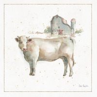 Farm Friends VIII -Paper Art-38"x38"