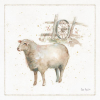 Farm Friends X -Paper Art-38"x38"
