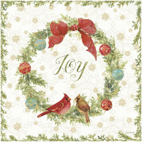 Precious Holiday II -Paper Art-32"x32"
