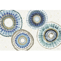 Indigold XXV -Paper Art-38"x26"