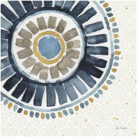 Indigold XVII -Paper Art-32"x32"