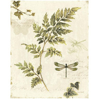 Ivies and Ferns III -Paper Art-24"x30"