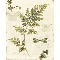 Ivies and Ferns III -Paper Art-30"x37"