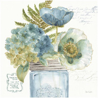 My Greenhouse Bouquet III -Paper Art-32"x32"
