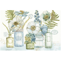 My Greenhouse Bouquet I -Paper Art-32"x22"