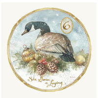 12 Days of Christmas VI Round -Paper Art-42"x42"
